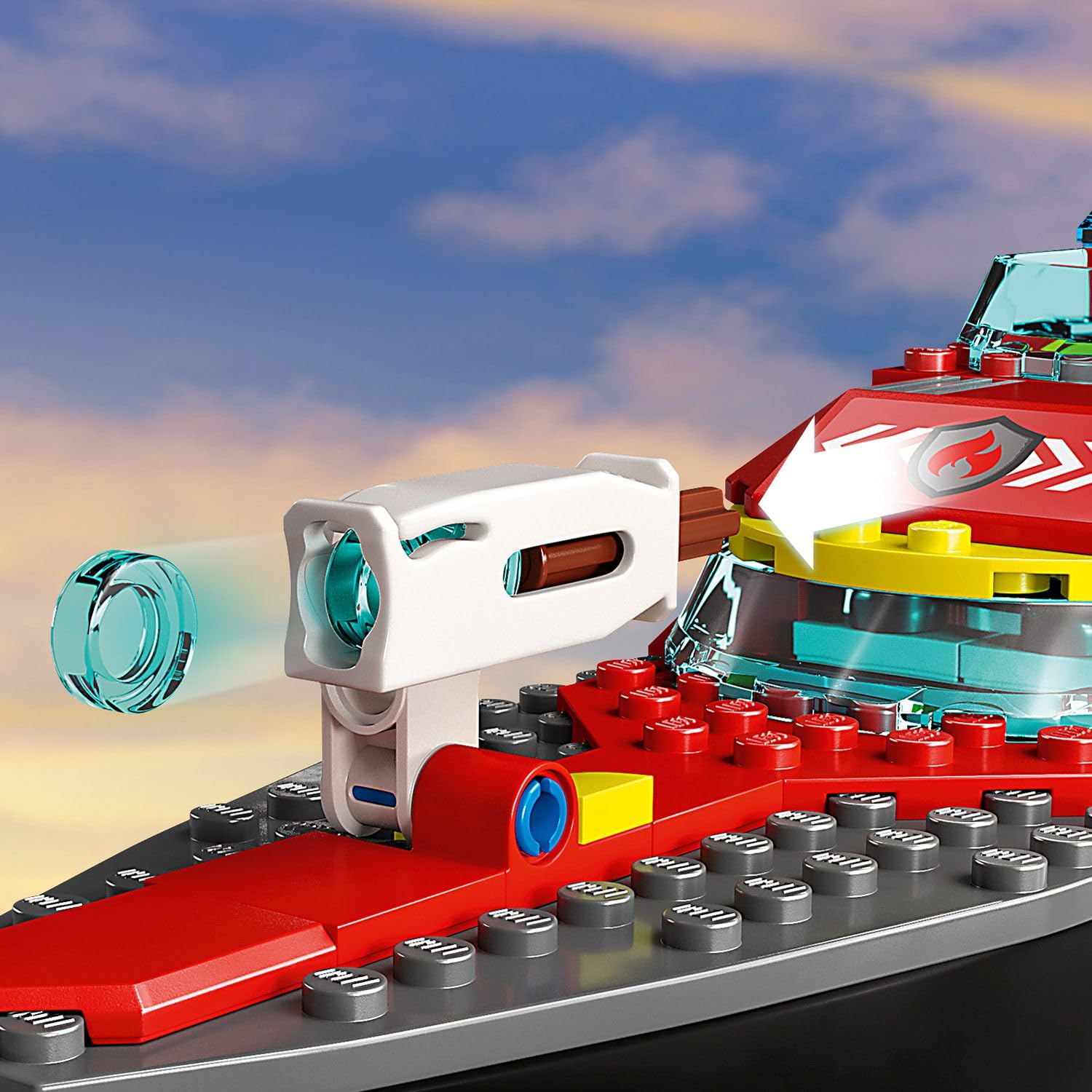 LEGO® City İtfaiye Kurtarma Teknesi 60373-5 Yaş ve Üzeri Uygulamalı Oyunları Seven Çocuklar için Oyuncak Yapım Seti (144 Parça)