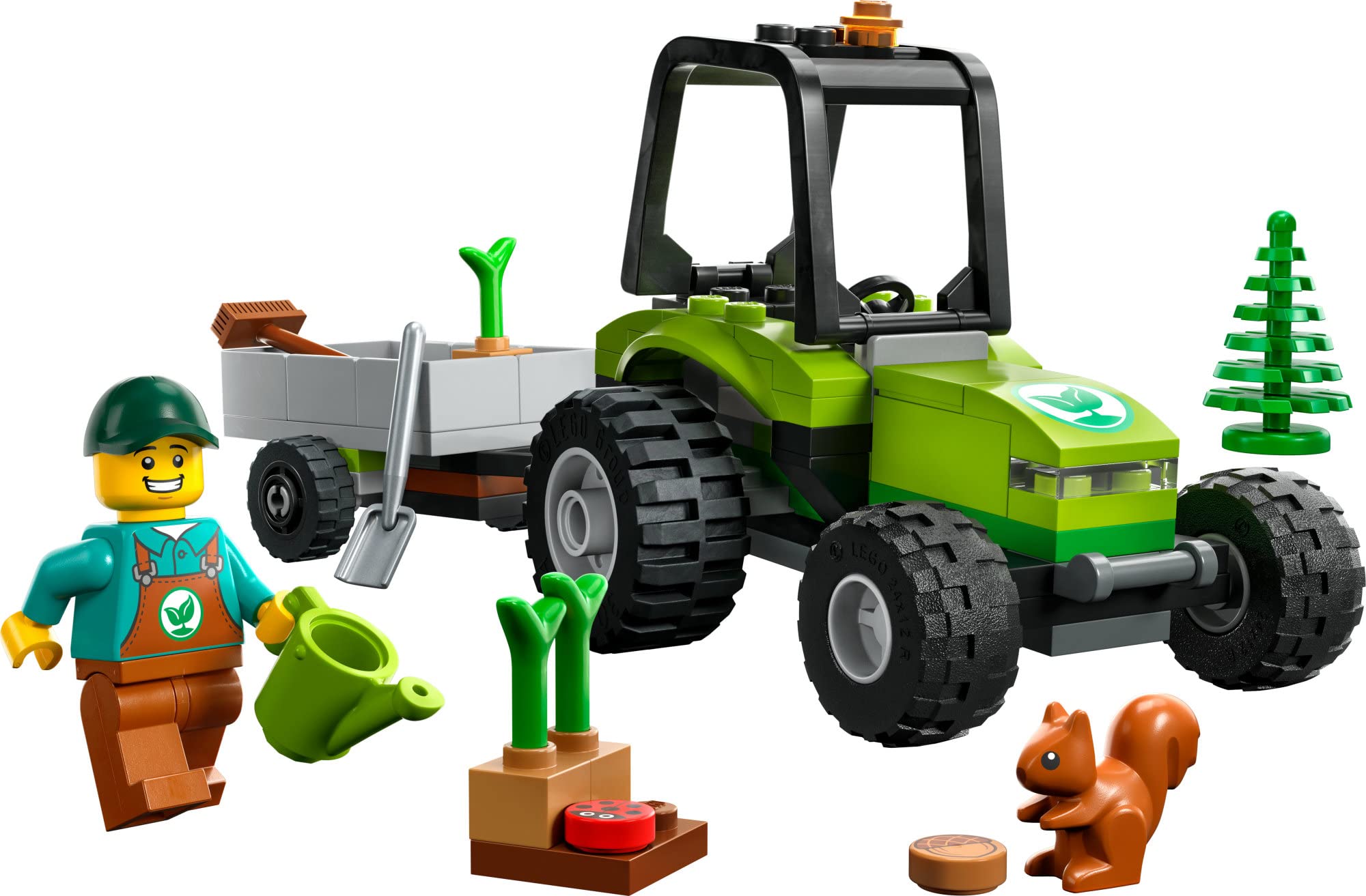 LEGO® City Park Traktörü 60390-5 Yaş ve Üzeri Çocuklar için Oyuncak Yapım Seti (86 Parça)