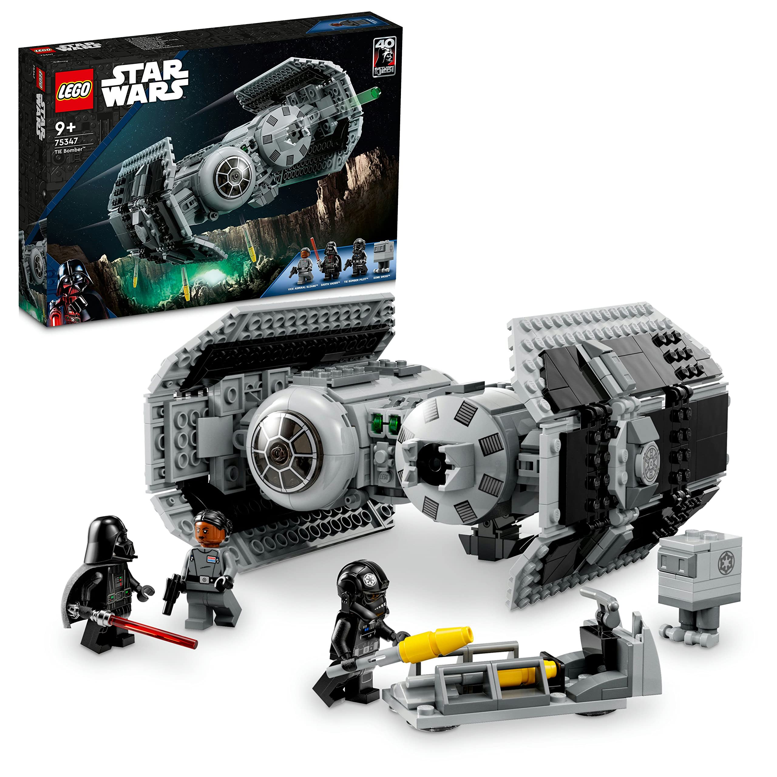 LEGO Star Wars TIE Bombacısı 75347-9 Yaş ve Üzeri Çocuklar için Eğlenceli, İnşa Edilebilen Starfighter İçeren Oyuncak Yapım Seti (625 Parça)