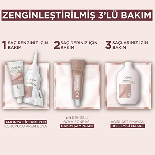 L'Oreal Paris Excellence Creme Nude Renkler Saç Boyası - 6U Nude Koyu Kumral