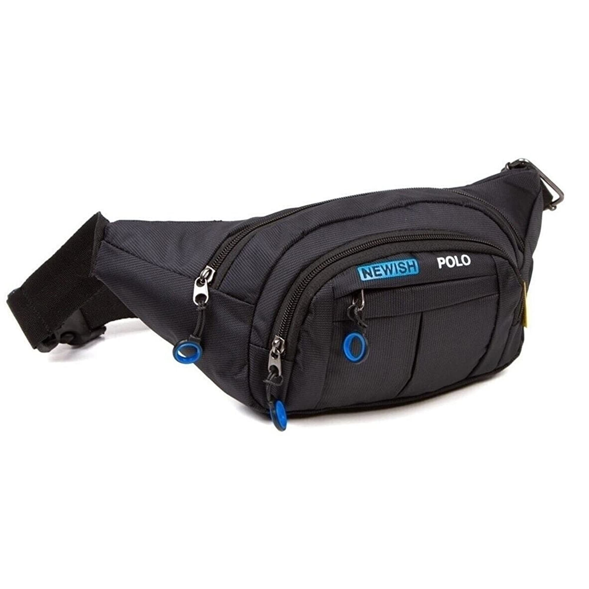 Av A Dos Bel Çantası, Çapraz Bel Çantası, Siyah Unisex Suya Dayanıklı Kulaklık Çıkış Çapraz Askılı Omuz Spor Bel Çanta Günlük Yürüyüş Outdoor