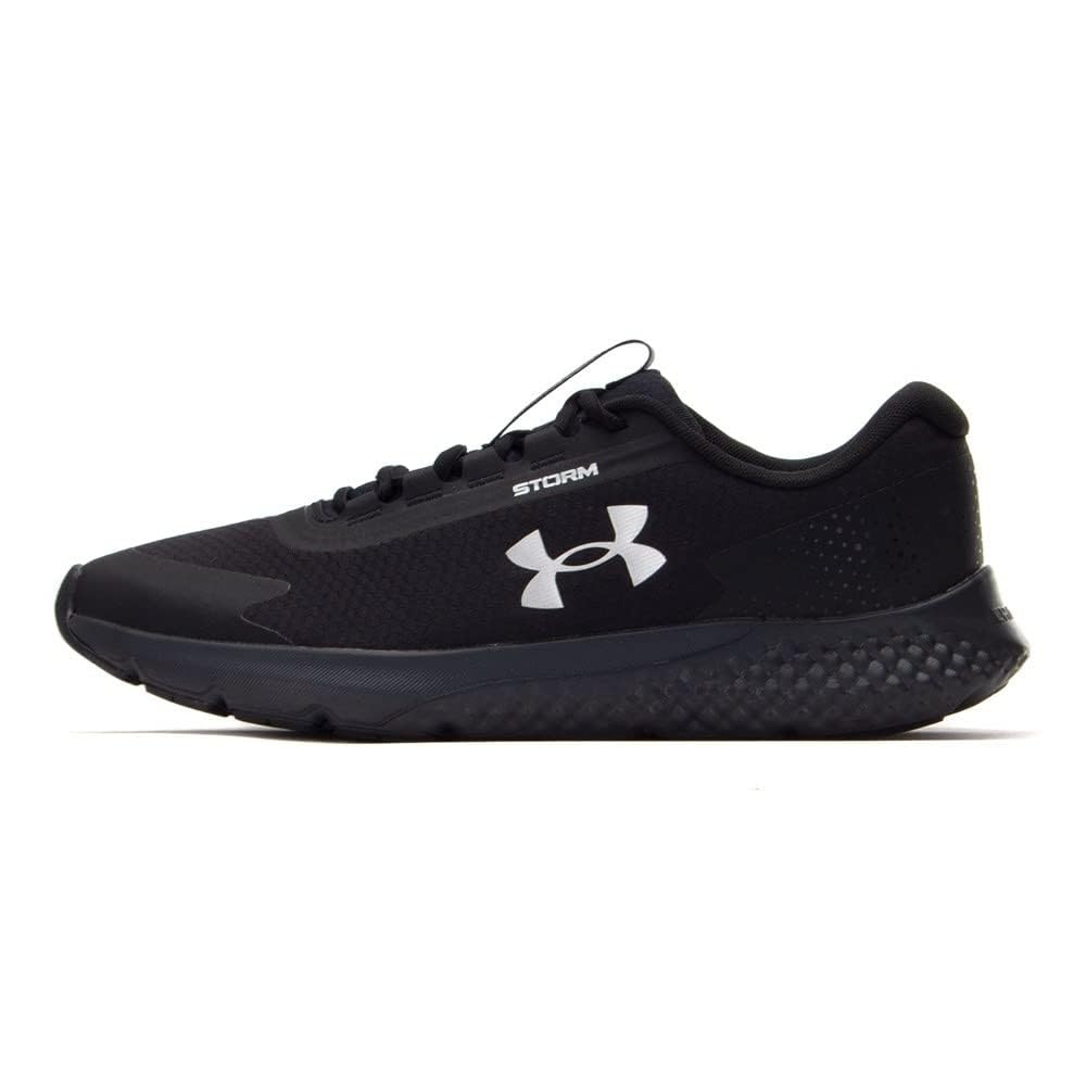 Under Armour, Koşu Ayakkabısı, UA Charged Rogue 3 Storm, 3025523-003, Black/Black/Metallic Silver, 44.5 EU