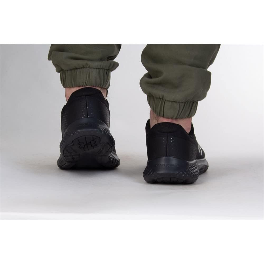 Under Armour, Koşu Ayakkabısı, UA Charged Rogue 3 Storm, 3025523-003, Black/Black/Metallic Silver, 44.5 EU