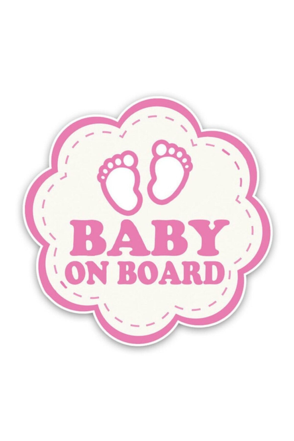 TSC Arabada Bebek Var Sticker Yapıştırma 18CM
