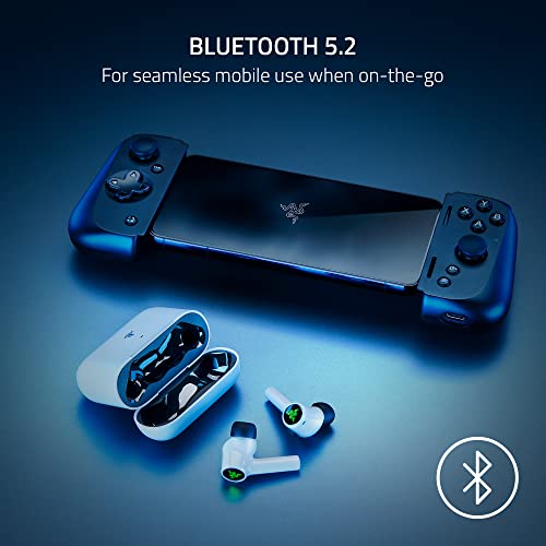 Razer Hammerhead HyperSpeed - Playstation için Kablosuz Çoklu Platform Oyun Kulaklığı (HyperSpeed Kablosuz, Aktif Gürültü Önleme, Bluetooth 5.2, 30 Saate Kadar Pil Ömrü) Beyaz