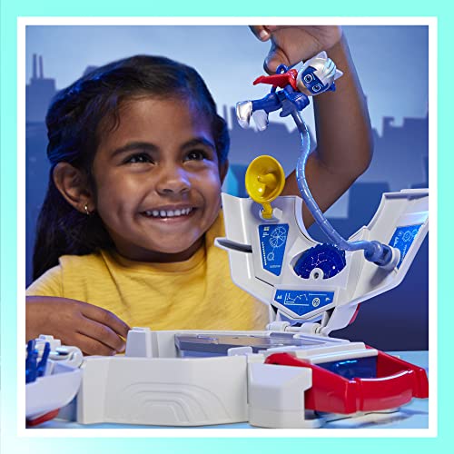 PJ Masks Pijamaskeliler Uzay Üssü Oyun Seti Arabalı ve Figürlü Karargah Seti, 3 Yaş Erkek ve Kız Çocuklar için Süper Kahraman Oyuncakları