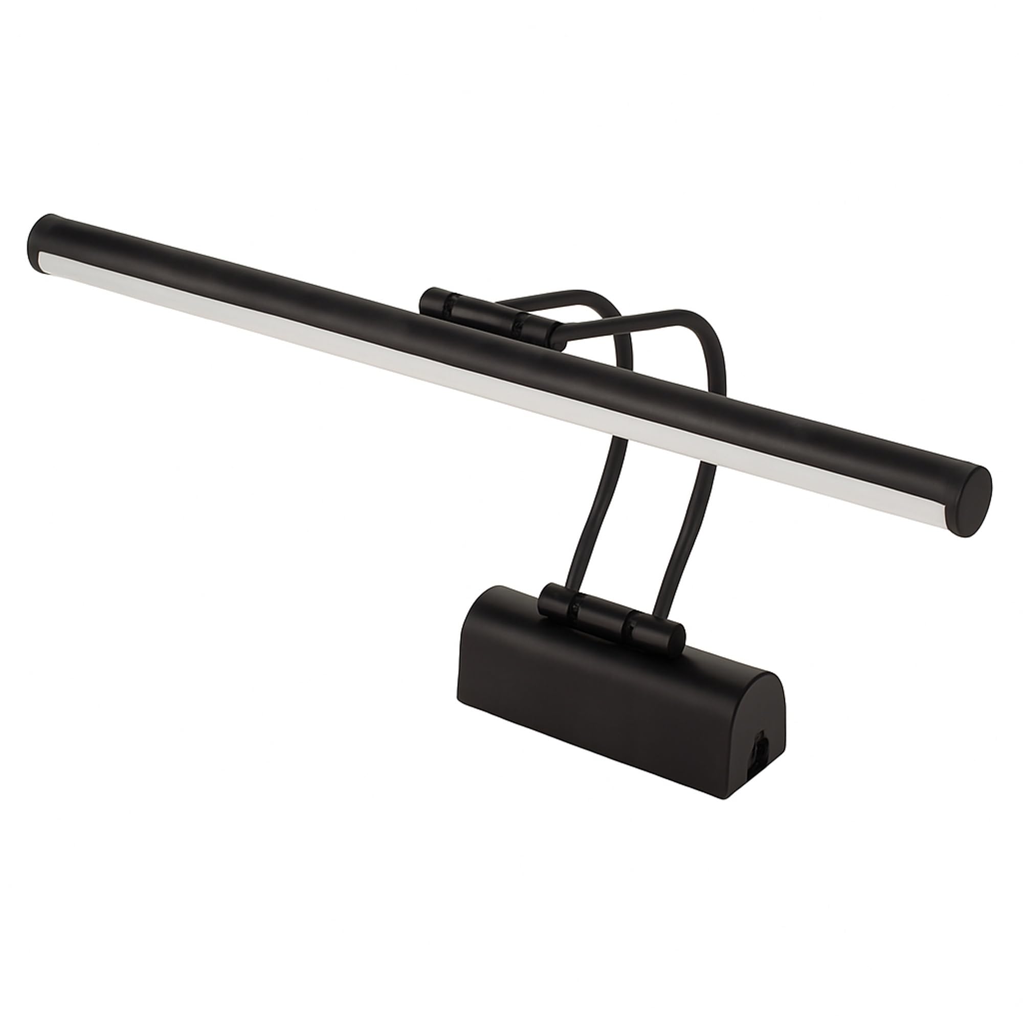 SekaTech Siyah Kasa LED Flüt Resim Aplik | 6W | 3200K Gün Işığı | 35cm | Duvar Tipi Ayna/Tablo Üstü Dekoratif Işık | IP20 İç Mekan Kullanım