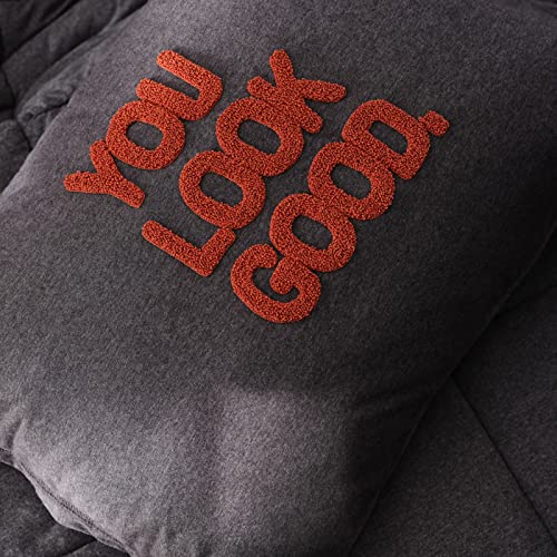 Karaca Home Motto Antrasit Tek Kişilik Cotton Comfort
