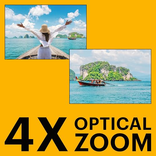 KODAK PIXPRO WPZ2 15M Su Geçirmez Fotoğraf Makinesi - 16MP, 4x Optik Zoom, 1080P Full HD Video (Mavi)