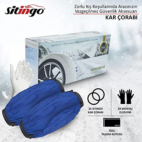 Sitingo Oto Lastik Kar Çorabı Eco Series (Medium)