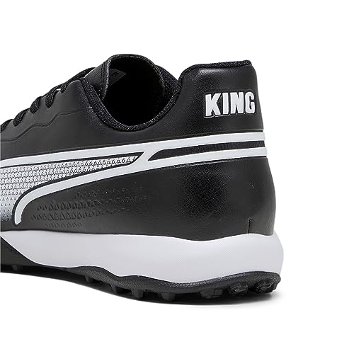 PUMA Üniseks King Match Tt Futbol Ayakkabısı, Puma Black Puma White, 42 EU