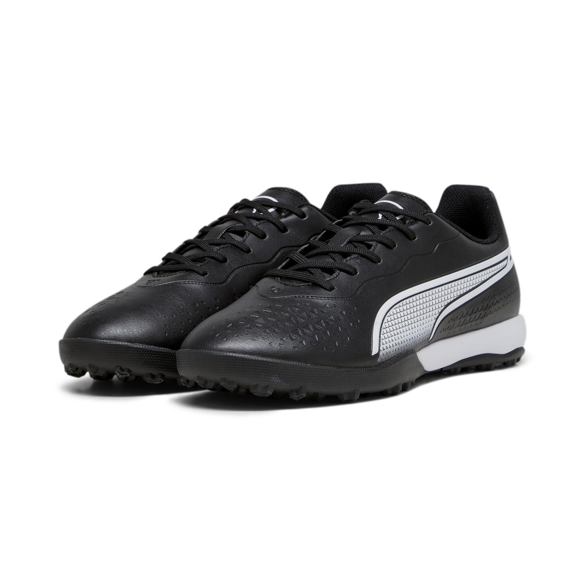PUMA Üniseks King Match Tt Futbol Ayakkabısı, Puma Black Puma White, 42 EU