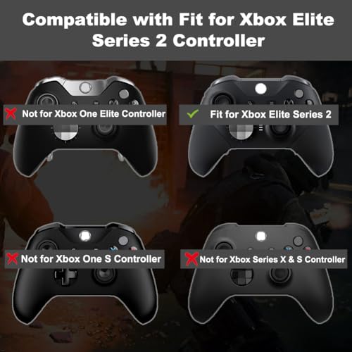 IKPEK Xbox one Elite Kablosuz Kumanda Serisi 2 için Lb Rb Tampon Düğmesi Değiştirme, Omuz Tetikleme Düğmeleri Üst Orta Braket Yedek Parçaları Xbox One Elite 2 için