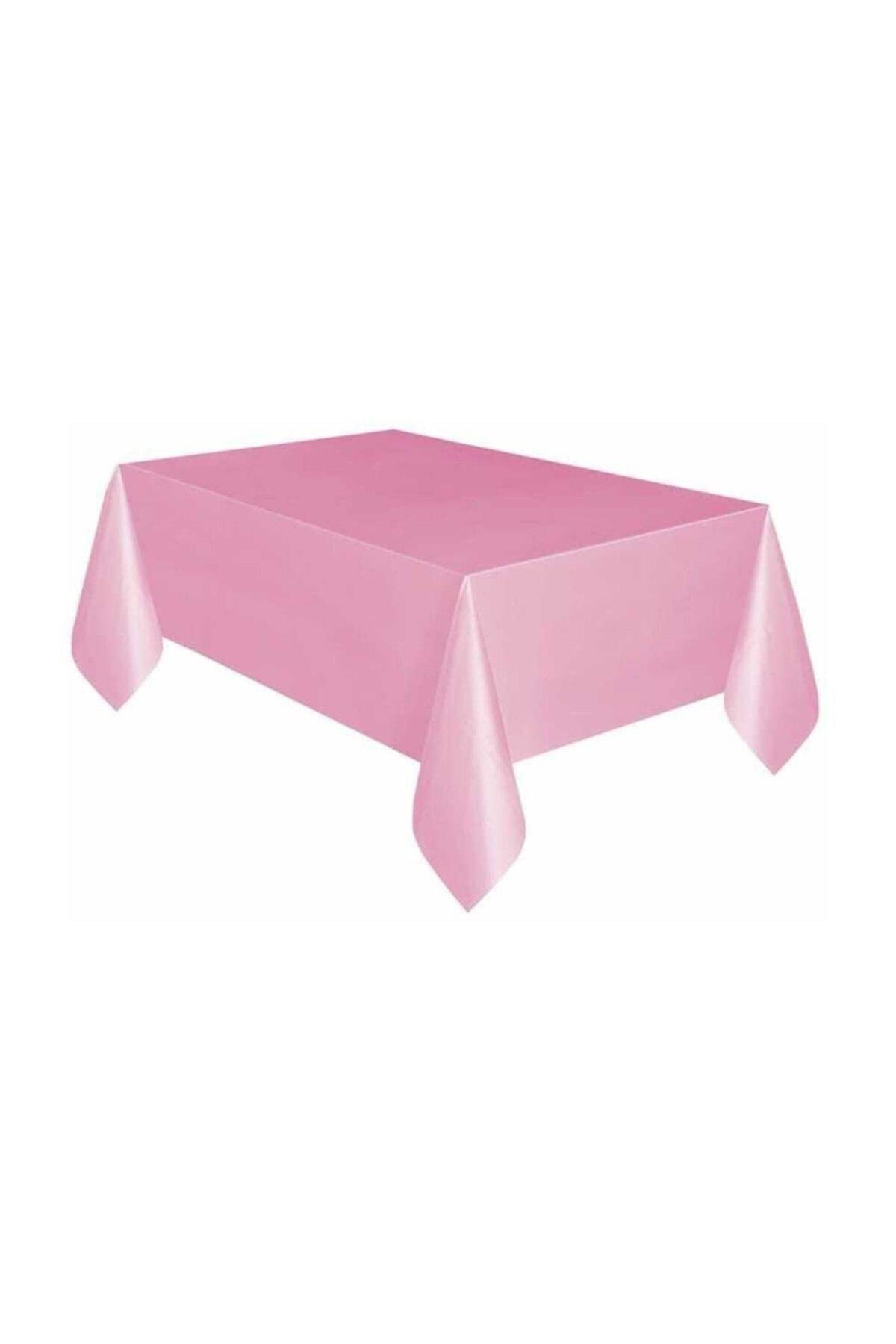 Pembe Doğumgünü Masa Örtüsü 120x180