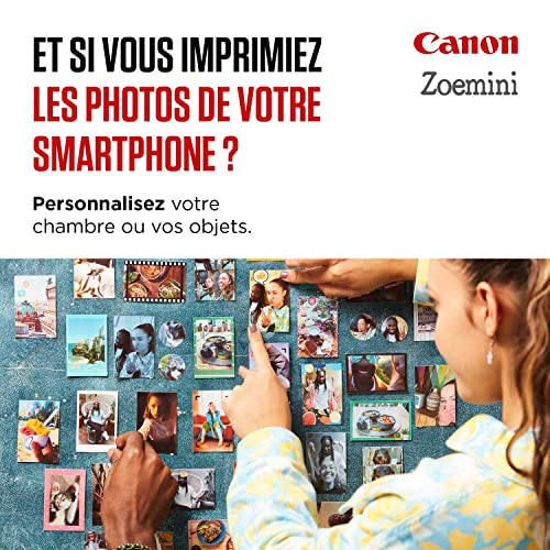 Canon Zoemini 2: Büyük anlar, mini baskılar – kompakt, kablosuz fotoğraf yazıcısı – akıllı telefondan anında baskı – Bluetooth 5.0 & C tipi hızlı şarj – seyahat için ideal (pembe altın)