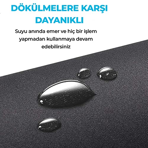 WONKEY OFFICE - Orta Boy Mouse Pad – Kaymaz Tabanlı Pürüzsüz Kumaş Yüzeyli Bilgisayar Mouse Altlığı, Ofis için Ergonomik Mouse Pad, Laptop ve PC Uyumlu (Orta Boy 27x23 cm)