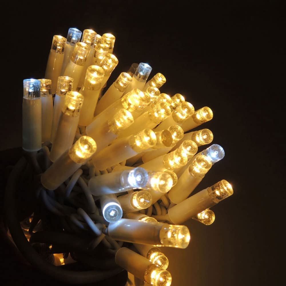 Dış Mekan Led Aydınlatma 10M Ağaç Işığı 100L Flaş Çakar Gün Işığı Beyaz