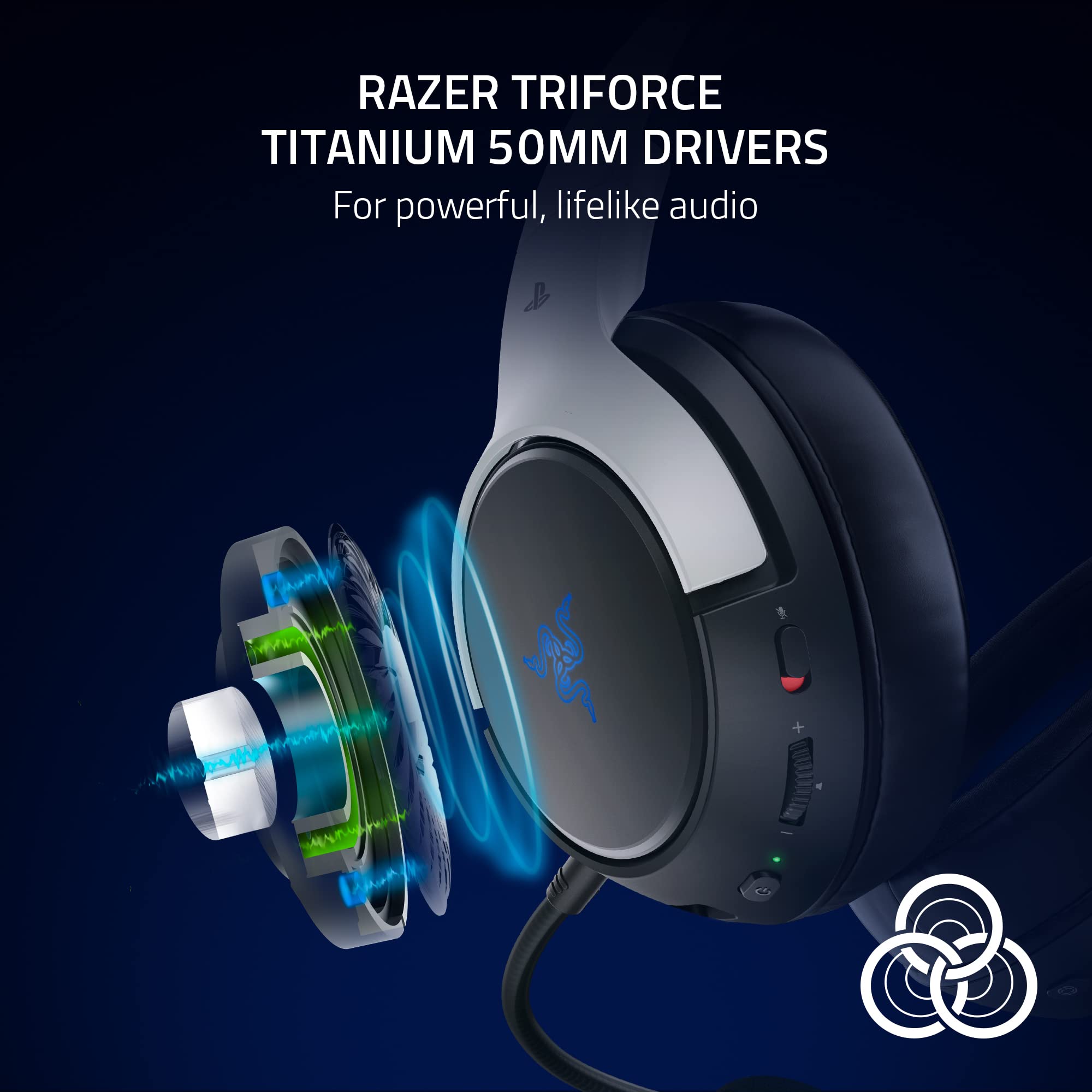 Razer Kaira HyperSpeed PS Edition Kablosuz Gaming Kulaklık