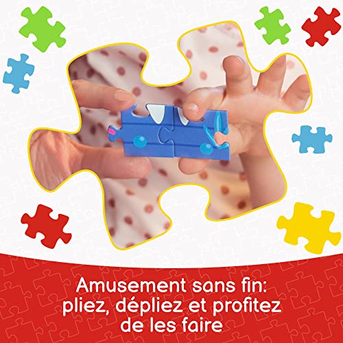 Trefl 18293 Disney masal karakterleri, yaratıcı eğlence, 3 yaşındaki çocuklar için eğlence, arabalar, hız yapan arabalarla 30 parçalı renkli yapboz
