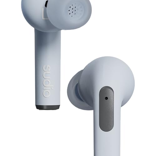 Sudio N2 Pro Gerçek Kablosuz Bluetooth Kulak İçi Kulaklık, ANC - Çok Noktalı Bağlantı, IPX4 Suya Dayanıklı, USB-C ve Kablosuz Şarj, Mikrofon, Şarj Kutusu ile 30 Saat Çalma Süresi (Steel Blue)