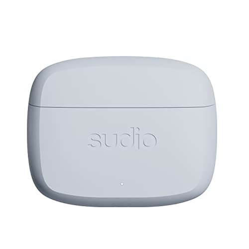 Sudio N2 Pro Gerçek Kablosuz Bluetooth Kulak İçi Kulaklık, ANC - Çok Noktalı Bağlantı, IPX4 Suya Dayanıklı, USB-C ve Kablosuz Şarj, Mikrofon, Şarj Kutusu ile 30 Saat Çalma Süresi (Steel Blue)