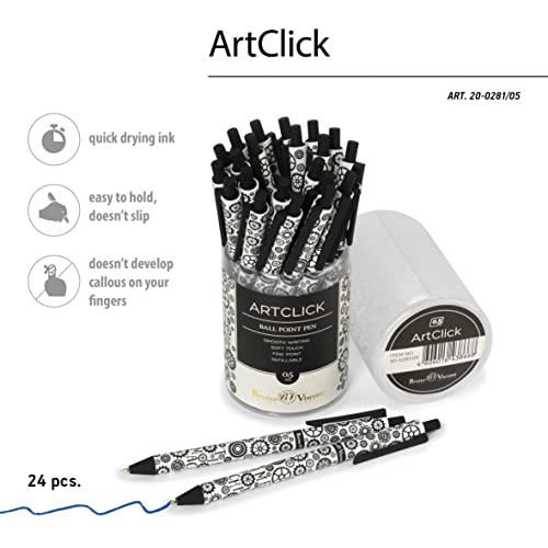 Bruno Visconti "ArtClick" Tükenmez kalem -Mavi- 0.5 mm (Time Machine)