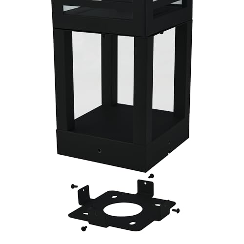 Eglo My Light My Style 900138 "Alamonte 3" 45 Cm Yüksekliğinde Alüminyum, Çelik Dış Mekan Bahçe Aydınlatma Direk Ip44