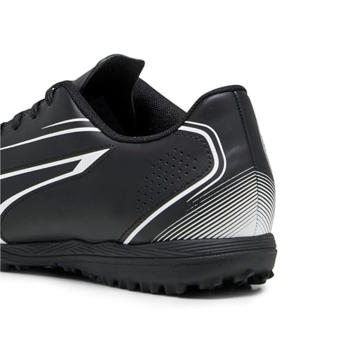PUMA Erkek Vitoria Tt Futbol Ayakkabısı, Puma Black Puma White, 42 EU