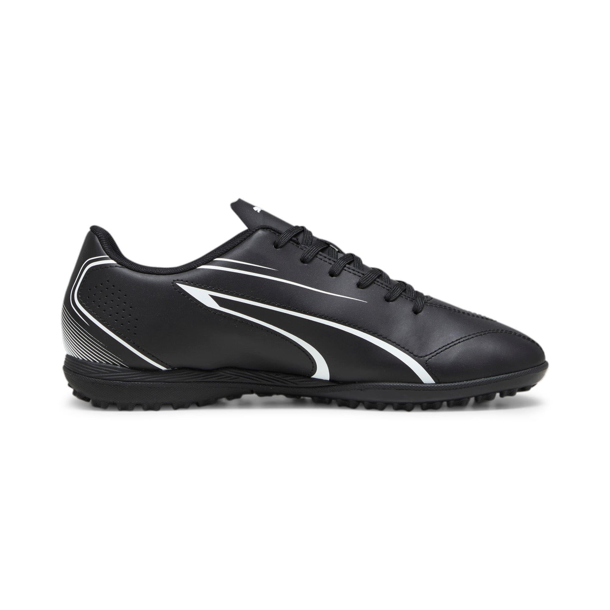 PUMA Erkek Vitoria Tt Futbol Ayakkabısı, Puma Black Puma White, 42 EU