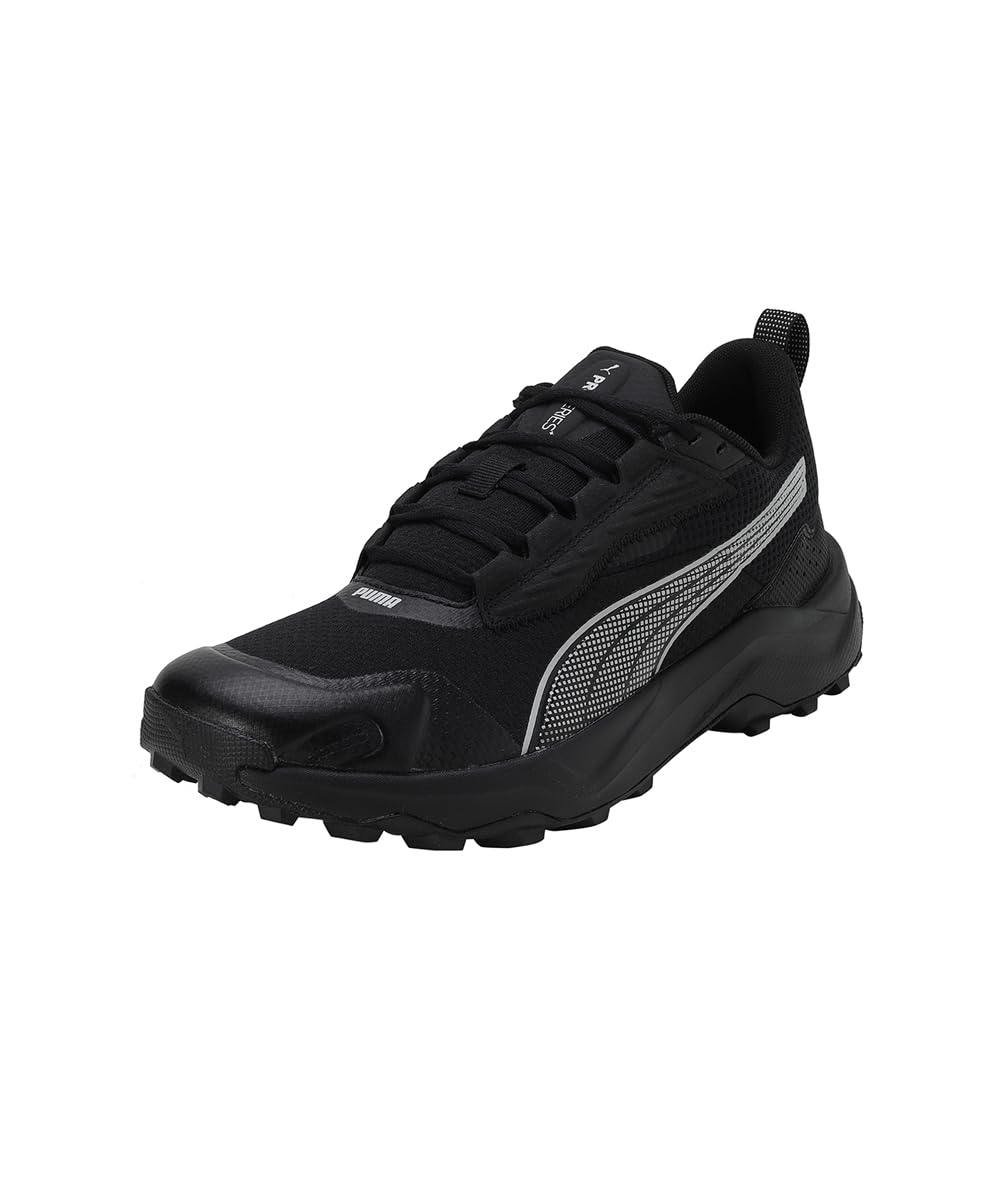 PUMA Erkek/Unisex Obstruct Profoam-PUMA Black-Cool Dark Gray-Cool Light Gray Low Boot 37