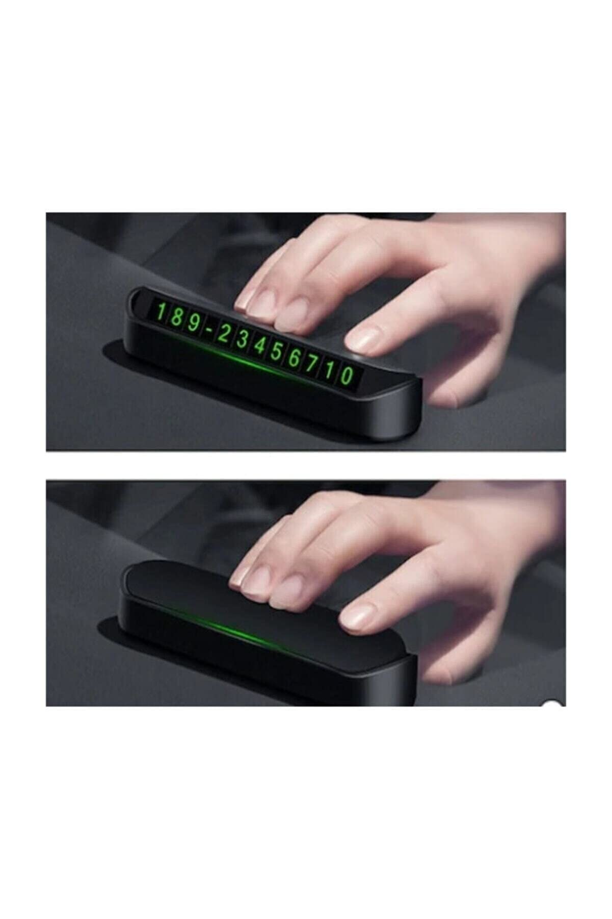 Luti Concept Oto Araba Göğüs Üstü Numaratör Fosforlu Aç Kapa Sistem Araç Park Telefon Numaratörü Ön Torpido Üstü Telefon Numarası Göstergesi