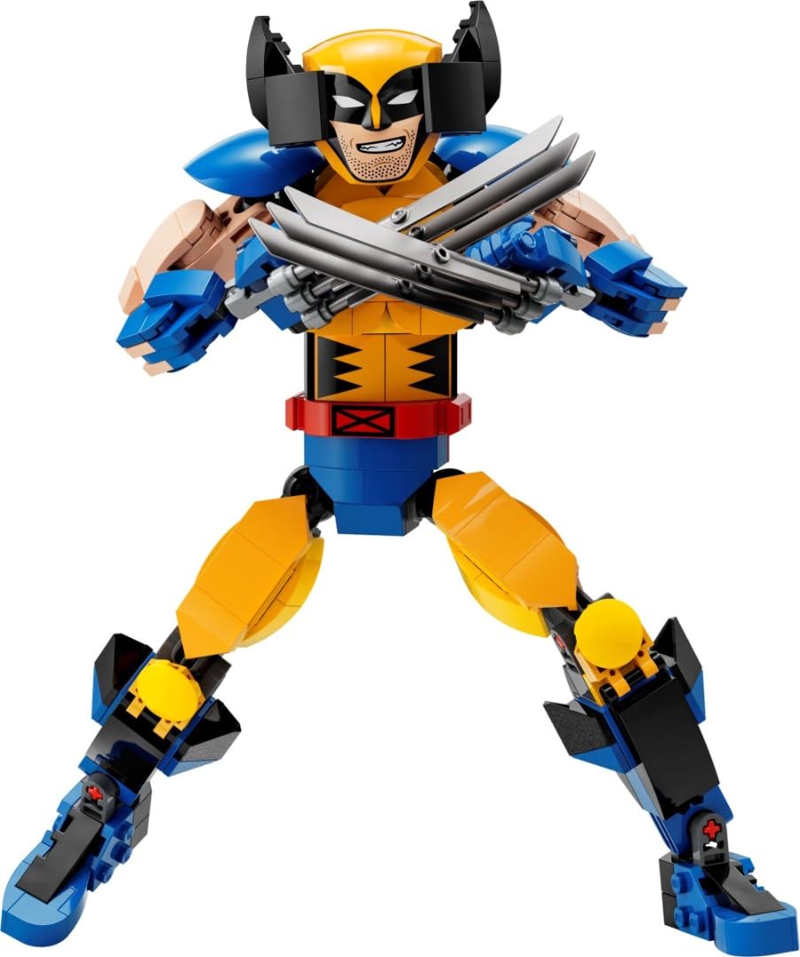 LEGO Marvel Wolverine Yapım Figürü 76257 – 8 Yaş ve Üzeri Kız ve Erkek Çocuklar için Süper Kahraman Hediyesi Fikri, 3 Uzayan Pençe Gibi Orijinal Detaylar İçeren Yaratıcı Oyuncak Yapım Seti (327 Parça)