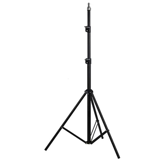 Coverzone Tripod Kamera Işık Ayağı Döküm Demir 940GR Fotoğraf Makinesi Paraflaş Kamera 70 cm-210 cm