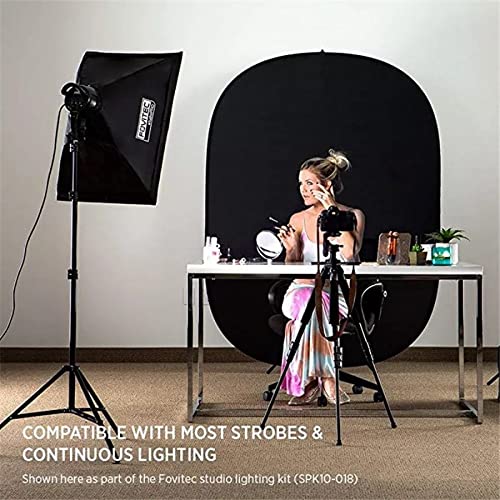 Coverzone Tripod Kamera Işık Ayağı Döküm Demir 940GR Fotoğraf Makinesi Paraflaş Kamera 70 cm-210 cm
