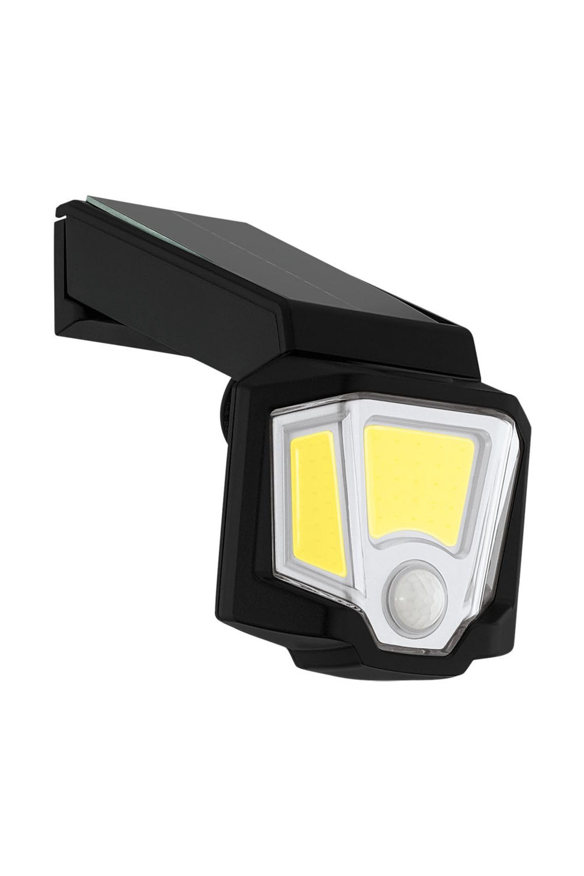 48835 Dış Mekan Güneş Enerjili Siyah Plastik Sensörlü Solar Aydınlatma Led Max: 10w Boy: 17 C