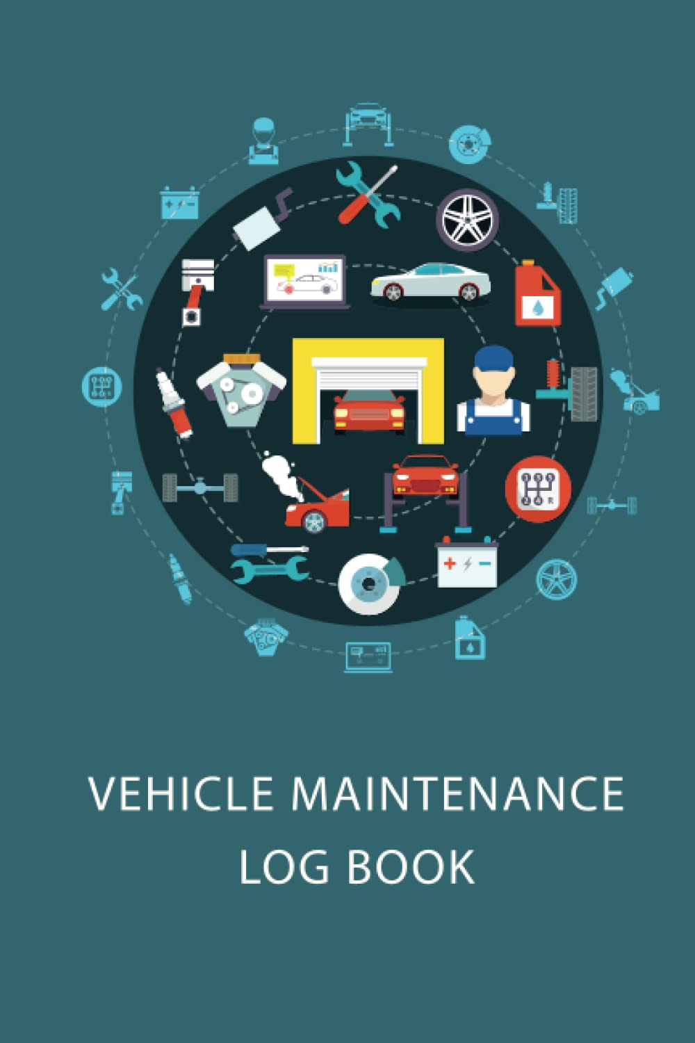VEHICLE MAINTENANCE LOG BOOK: Repair And Service Record Book For Cars, Trucks & Motorcycles | Checkl