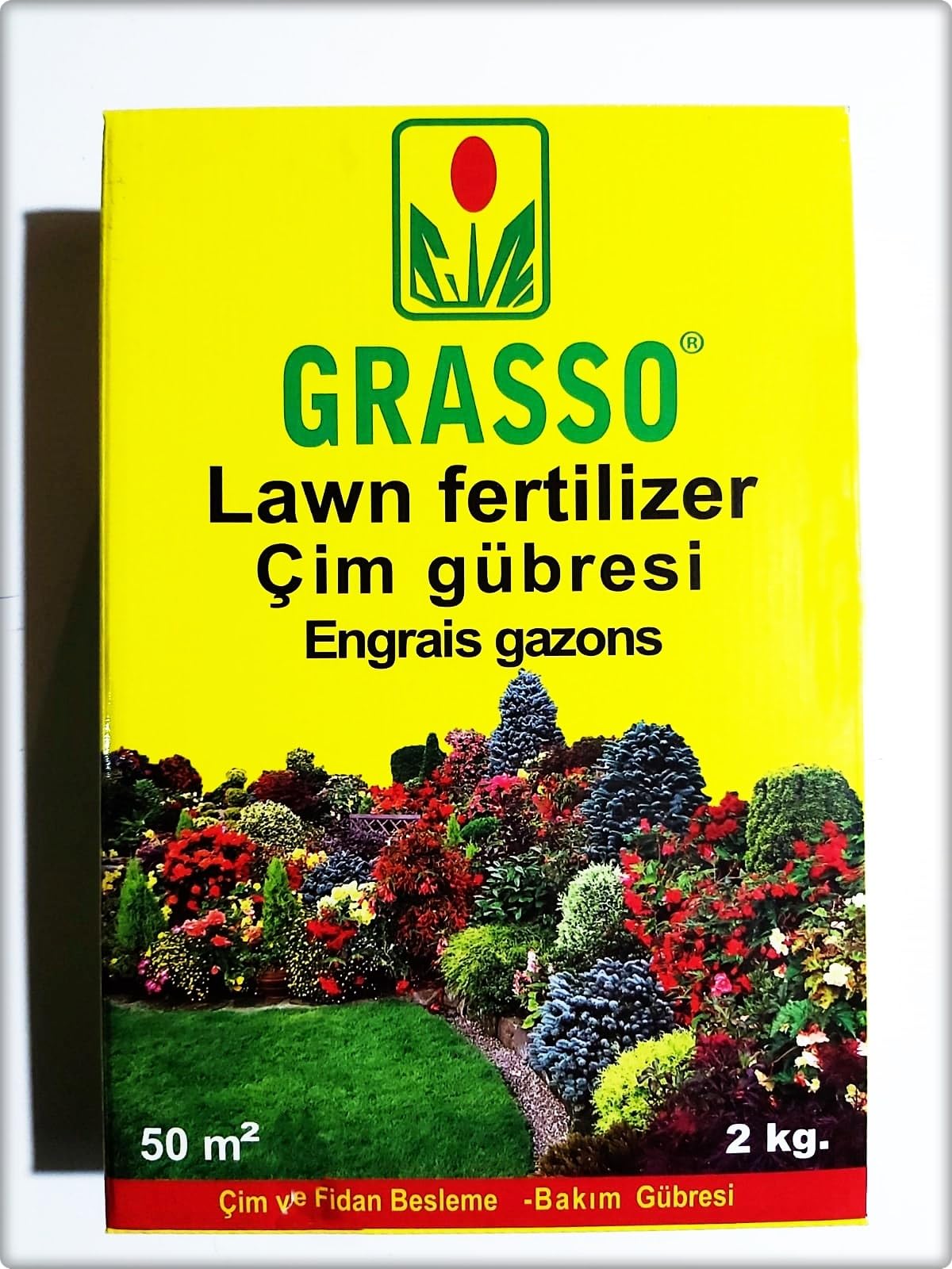 ÇİM TOHUMCULUK GÜBRESİ (GRASSO)-2 Kg (50 m²)