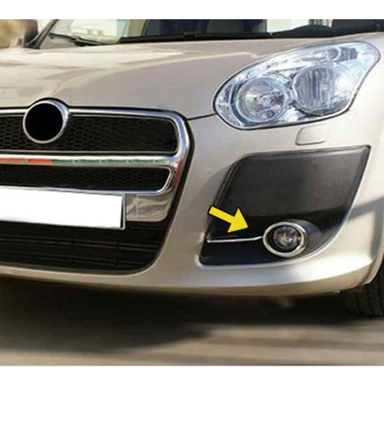 BTM OTOMOTİV (233) Krom Sis Farı Çerçevesi 2 Parça Formlu 2010-2015 Fıat Doblo ile uyumlu