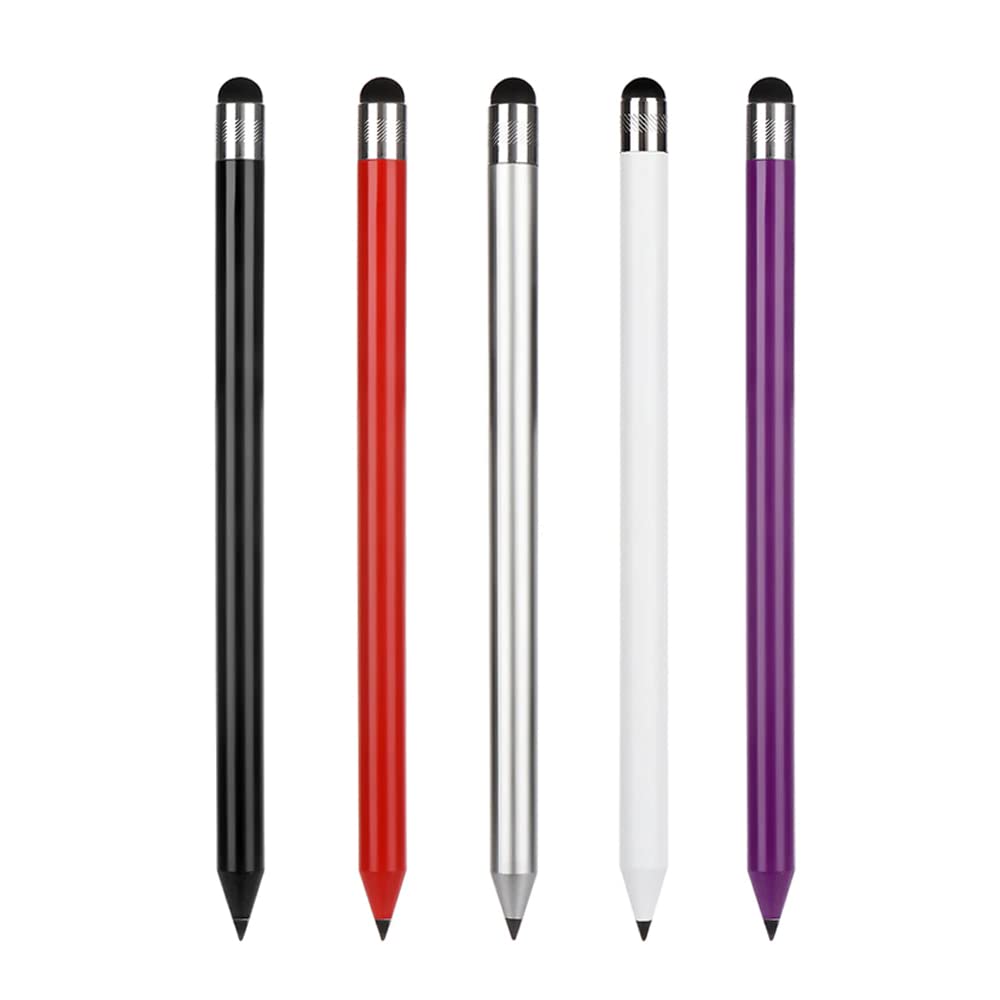 Microcase Universal Telefon Tablet Navigasyon 2in1 Stylus Pen Dokunmatik Kalem - AL3465 (Siyah)