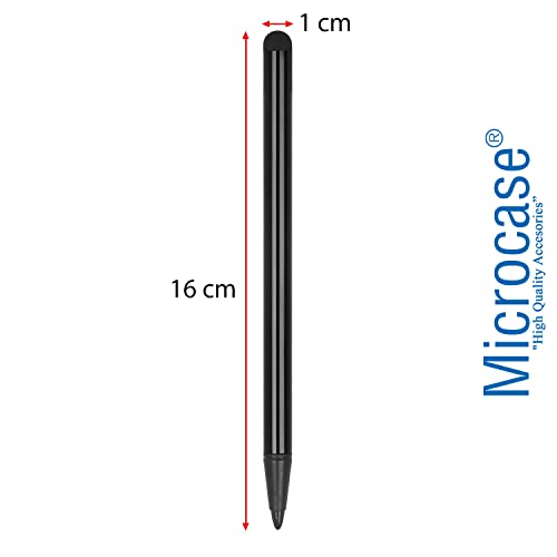 Microcase Universal Telefon Tablet Navigasyon 2in1 Stylus Pen Dokunmatik Kalem - AL3465 (Siyah)