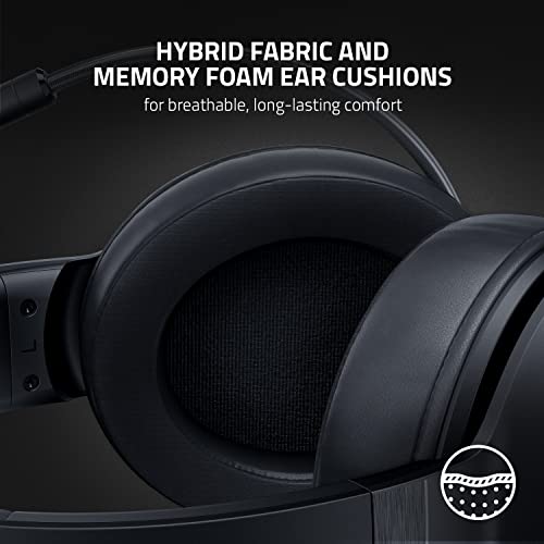 Razer Kraken V3 X Kablolu USB Oyun Kulaklığı: Hafif Yapı - Triforce 40mm Sürücüler - HyperClear Kard