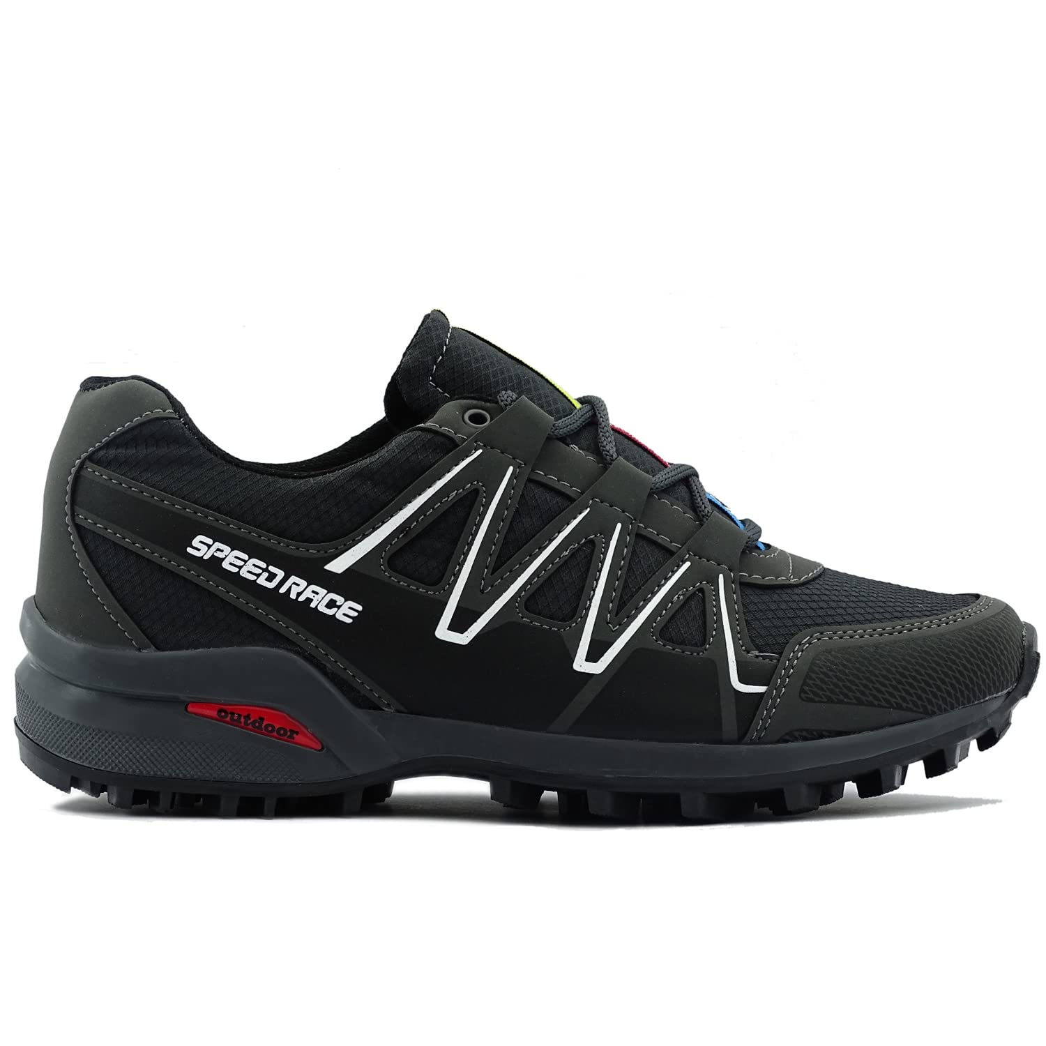 LETAO- Füme Erkek Trekking Outdoor Spor Ayakkabı (Gri / 41)