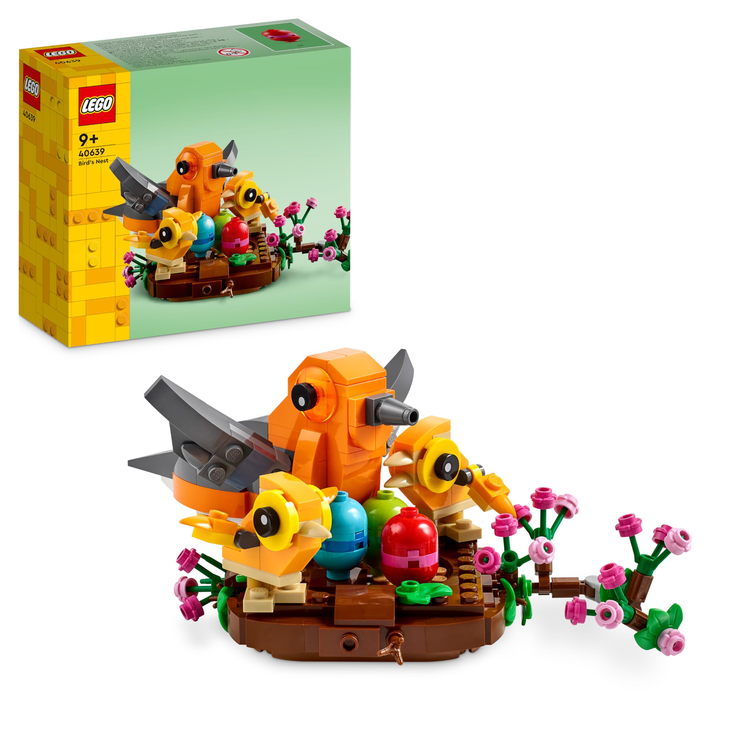 LEGO Kuş Yuvası Oyuncak Seti, Masa veya Raf için Mevsimsel Gösterim, 9 Yaş ve Üzeri Çocuklar İçin Eğlenceli Yapı, 40639