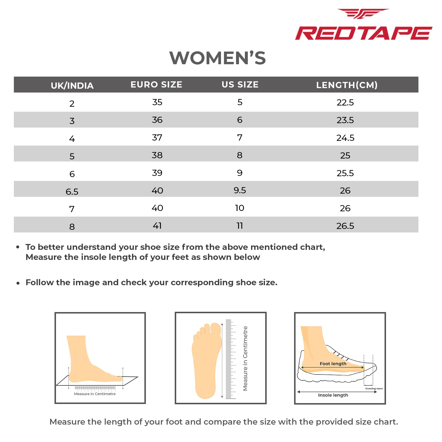 Red Tape RLO144, Kadın Spor Ayakkabı, Lila, 37