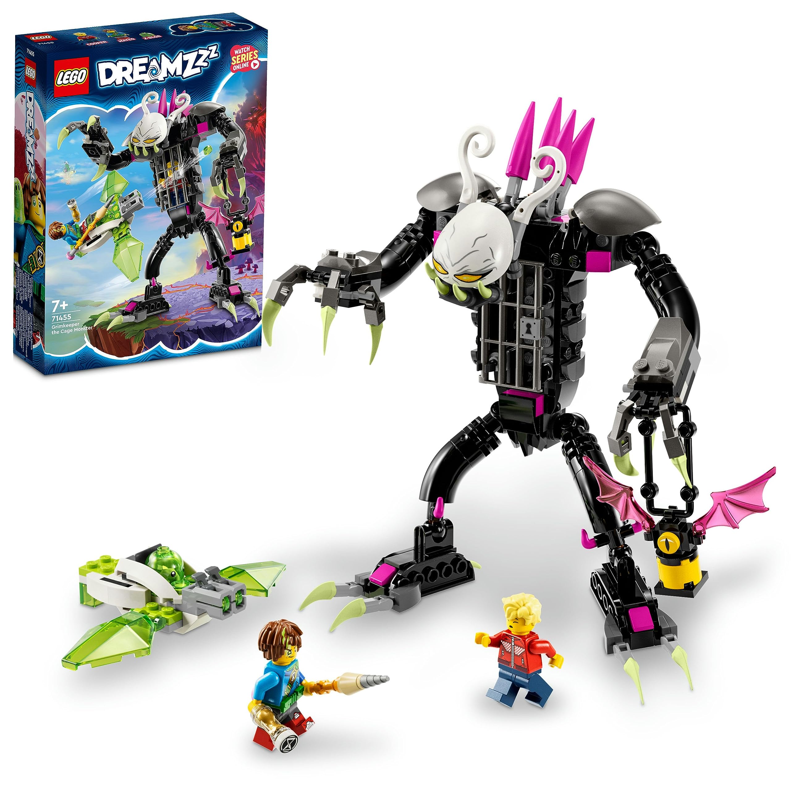 LEGO® DREAMZzz™ Kafes Canavarı Grimkeeper 71455-7 Yaş ve Üzeri Macera Sever Çocuklar için 2 Farklı K
