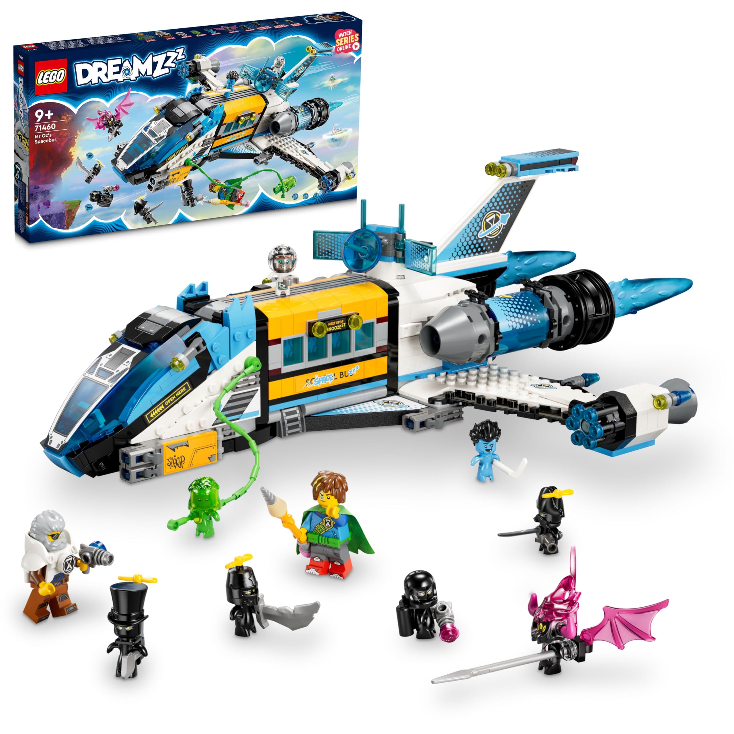 LEGO® DREAMZzz™ Bay Oz'un Uzay Otobüsü 71460-9 Yaş ve Üzeri Macera Sever Çocukların 2 Farklı Şekilde