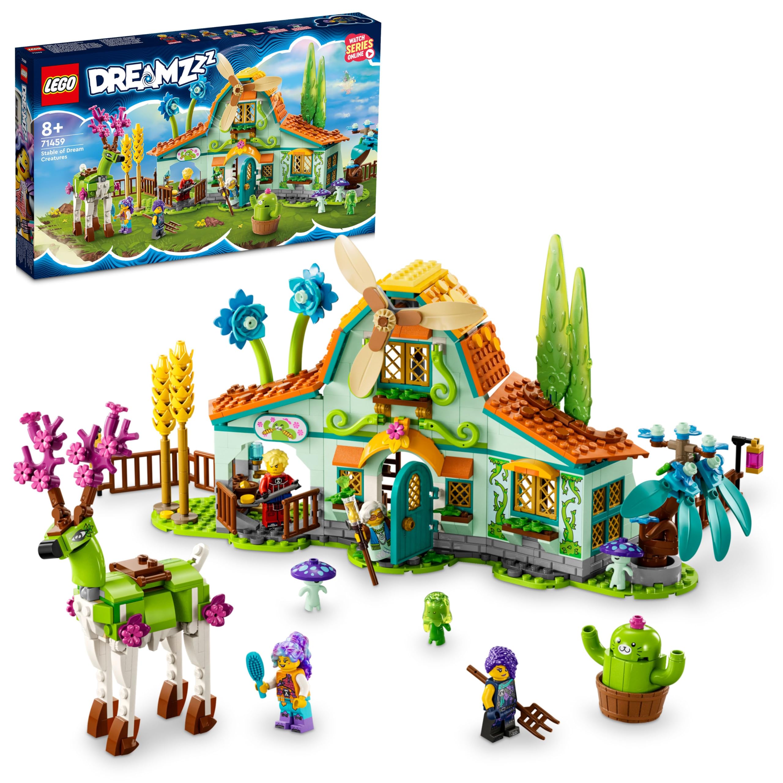 LEGO® DREAMZzz™ Düş Yaratıklarının Ahırı 71459-8 Yaş ve Üzeri Macera Sever Çocukların 2 Farklı Şekil