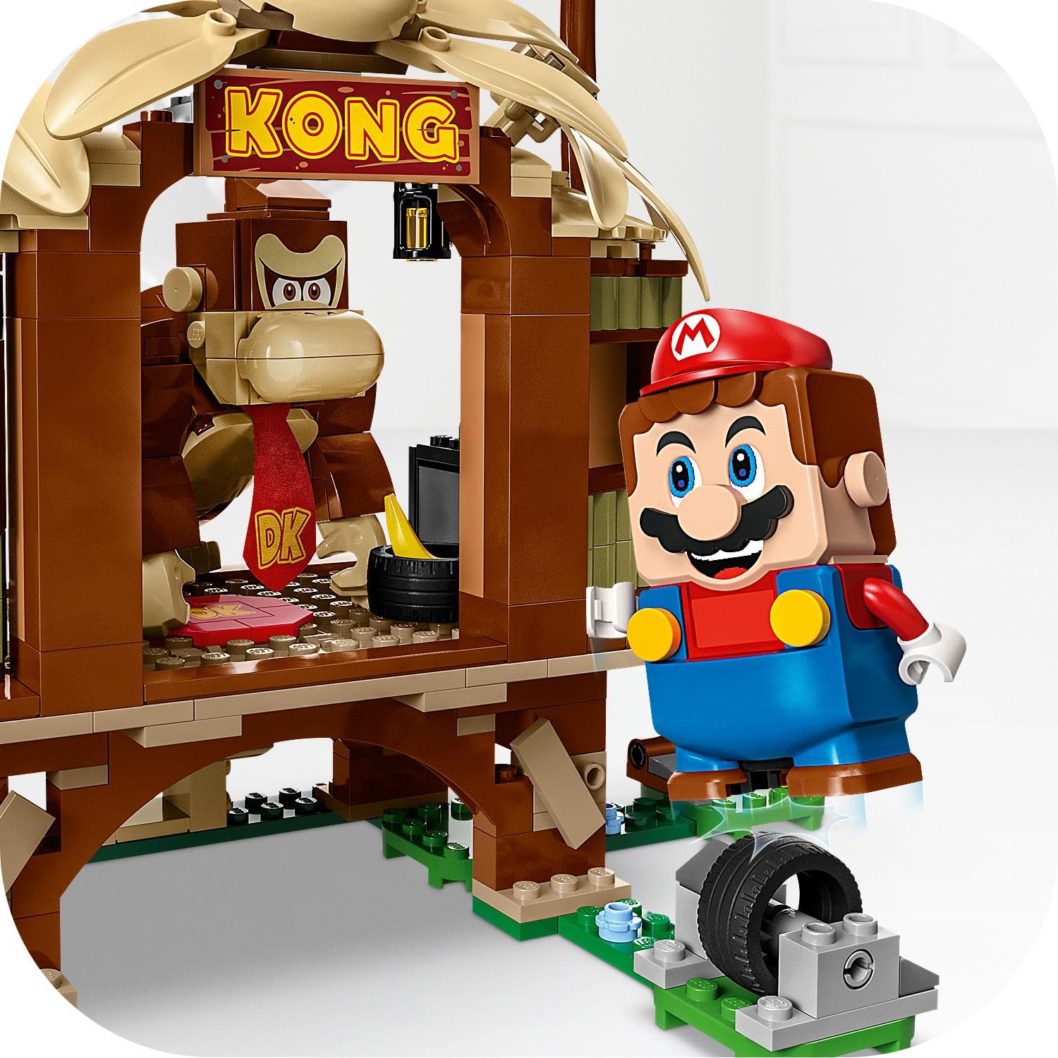 LEGO Super Mario Donkey Kong’un Ağaç Evi Ek Macera Seti 71424 Oyuncak Yapım Seti (555 Parça)