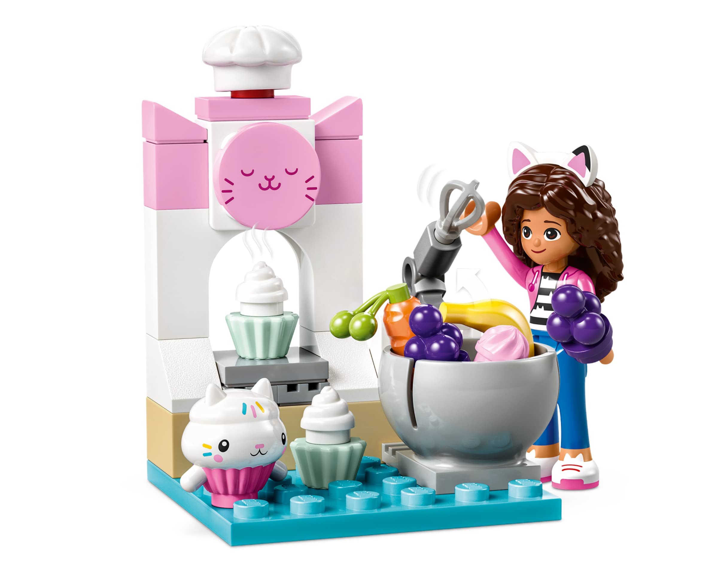 LEGO® Gabby's Dollhouse Kekedi ile Pasta Eğlencesi 10785-4 Yaş ve Üzeri Gabby's Dollhouse Hayranları için Küçük Oyuncak Mutfak İçeren Yaratıcı Oyuncak Yapım Seti (58 Parça)