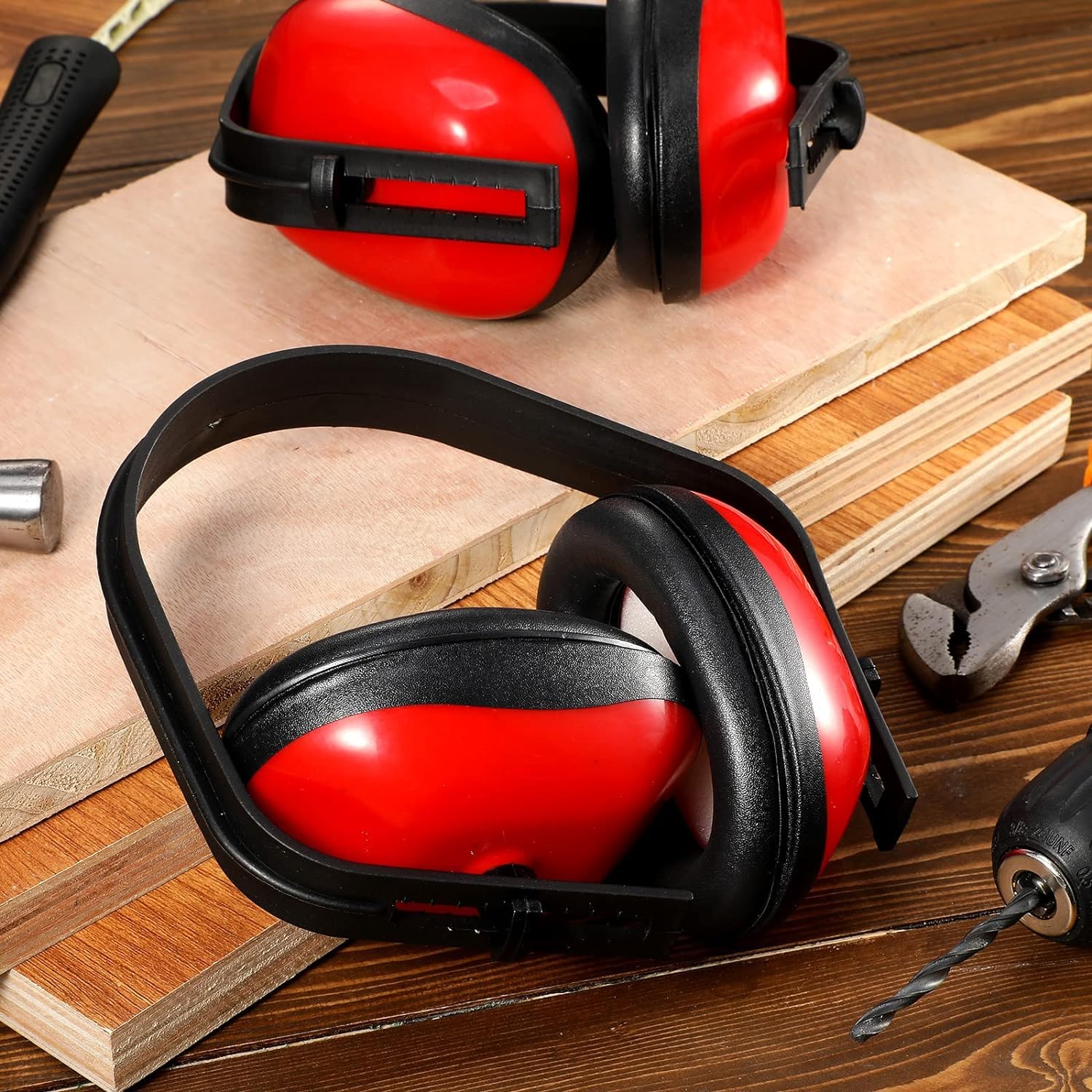 KKDSTOCK Work Safety Equipment Gürültü Önleyici Baş Ayarlı Poligon Atış Kulaklığı